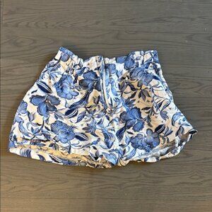 H&M Blue Floral Women's Shorts